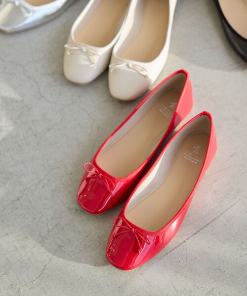 ROPE' PICNIC(ロペピクニック)の「【AIRina/エアリーナ】軽くてやわらかいバレエシューズ(バレエシューズ・レディース・ブラック/キナリ/レッド/ピンク/シルバー・L/M/S)」の11枚目の写真