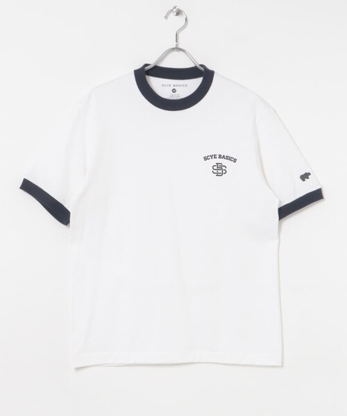 Scye　Print Ringer T-shirts