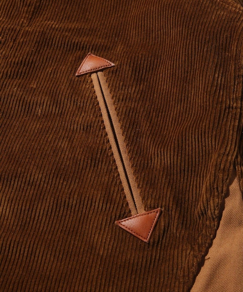 ADAM ET ROPE'（アダムエロペ）の「【Mister Freedom/ミスターフリーダム】Mattock CAMPUS BLOUSE BROWN CORDUROY（その他アウター・メンズ・ダークブラウン・40/42）」の9枚目の写真