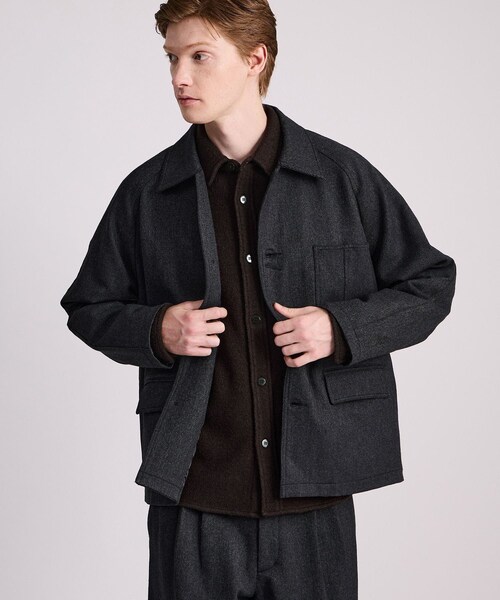 Saturdays NYC(サタデーズ ニューヨークシティ )の「Antoine Wool Chore Jacket(その他アウター・レディース・ブラック・L/M/S/XL)」の19枚目の写真