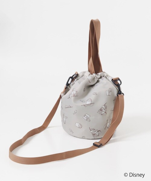 EKAL（エカル）の「別注/Disney/ストロール2WAYバッグ（ショルダーバッグ・レディース・BLUE GRAY/LIGHTBEIGE・One）」の7枚目の写真