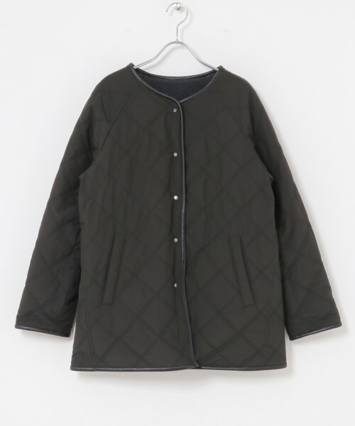URBAN RESEARCH Sonny Label（アーバンリサーチサニーレーベル）の「リバーシブルボア撥水キルティングコート（その他アウター・レディース・アイボリー/ブラック/ブラウン・Free）」の22枚目の写真
