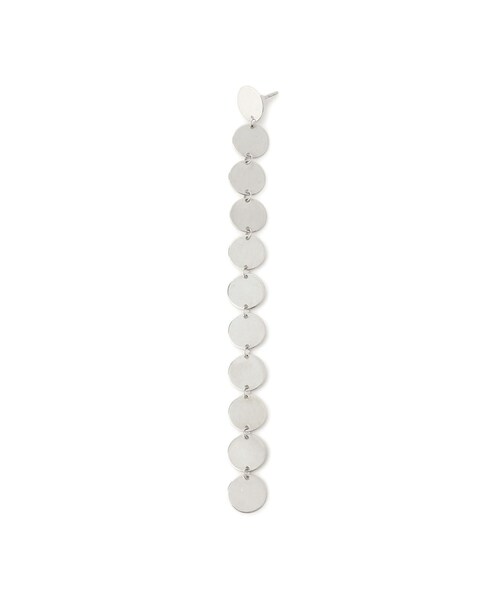 ADAM ET ROPE'(アダムエロペ)の「【SASKIA DIEZ(サスキア ディッツ)】PAILLETTES EARRINGS MULTI LONG(ピアス(両耳用)・レディース・シルバー・F)」の3枚目の写真