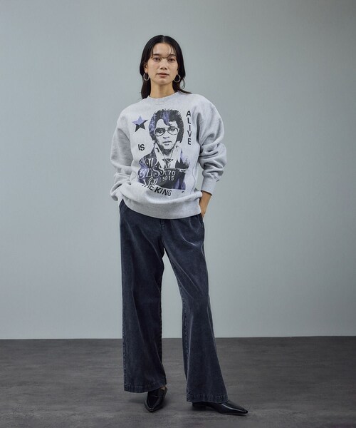 ADAM ET ROPE'（アダムエロペ）の「【COUTURE D'ADAM（クチュール ド アダム）】ビンテージスウェット photo（スウェット・レディース・グレー・38）」の6枚目の写真