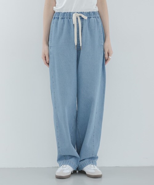 URBAN RESEARCH Sonny Label（アーバンリサーチサニーレーベル）の「イージーカーブデニムパンツ（デニムパンツ・レディース・インディゴ/L.インディゴ・36/38）」の12枚目の写真