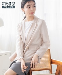 Petitjo | 小さいサイズ　シアージャケット　低身長さん・小柄女性(テーラードジャケット)