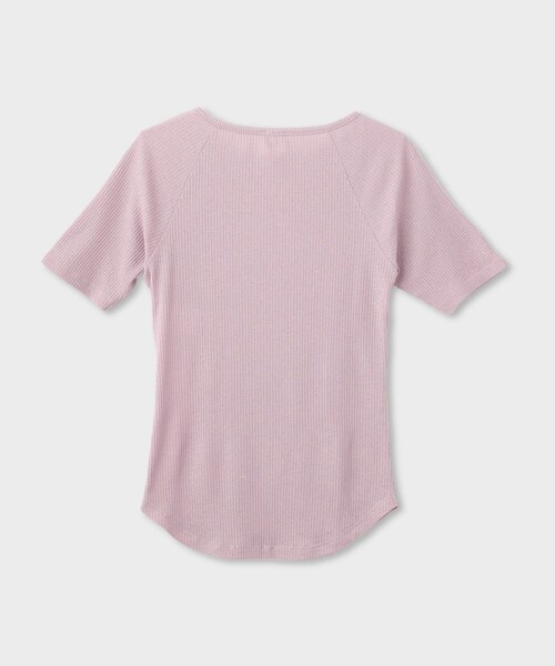 ROPE'(ロペ)の「【一部店舗限定】【REALM(レルム)】HALF-SLEEVE TOP|半袖Tシャツ 26SS(Tシャツ/カットソー・レディース・ホワイト/パープル/イエロー・38)」の20枚目の写真
