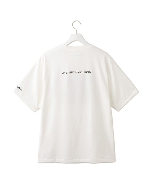 ADAM ET ROPE'(アダムエロペ)の「【JANE SMITH(ジェーンスミス)】IVORY SERRA NYC SKYLINE 2015 S/S T-SHIRT(Tシャツ/カットソー・レディース・ホワイト・S)」の3枚目の写真
