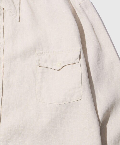 ADAM ET ROPE'(アダムエロペ)の「【NECESSARY or UNNECESSARY/ネセサリーオアアンネセサリー】WW SHIRT(シャツ/ブラウス・メンズ・ホワイト系/オリーブ・L/XL)」の11枚目の写真