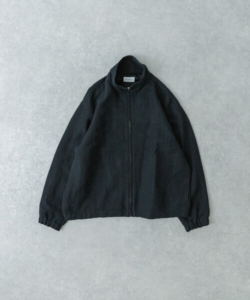 URBAN RESEARCH（アーバンリサーチ）の「new basic Wool/Linen Track Jacket（ブルゾン・メンズ・CHARCOAL/NAVY ST・M/L）」の3枚目の写真