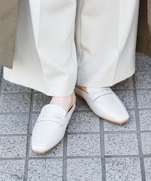 SENSE OF PLACE by URBAN RESEARCH | スクエアトゥローファーミュール(ローファー)