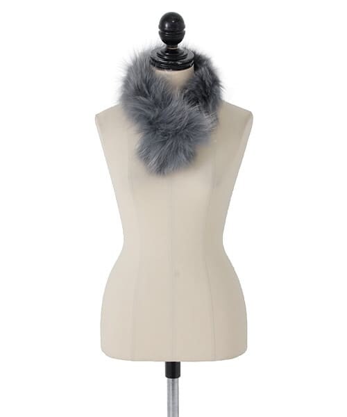 URBAN RESEARCH（アーバンリサーチ）の「jujube　Fox far tippet（マフラー・レディース・GRAY/BEIGE・-）」の4枚目の写真