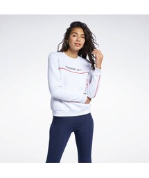 Reebok（リーボック）の「クラシックス リニア クルー スウェットシャツ / Classics Linear Crew Sweatshirt （アウトドア/スポーツ・レディース）」