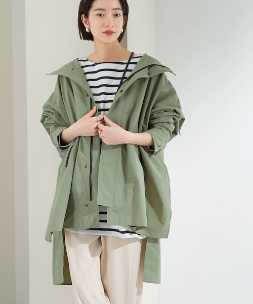 KBF（ケイビーエフ）の「BIGマウンテンパーカー（マウンテンパーカー・レディース・KHAKI/L.GREIGE/CAMEL・one）」の2枚目の写真