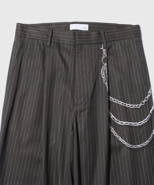 ADAM ET ROPE'（アダムエロペ）の「【TOLQ/トルク】Printed One Tuck Trousers（その他パンツ・メンズ・ブラック・2/3）」の4枚目の写真