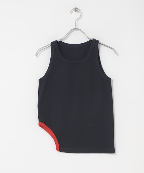 URBAN RESEARCH(アーバンリサーチ)の「TanC TOKYO CONTRAST TRIM SKINTOP(タンクトップ・メンズ・IVORY/BROWN/NAVY・Free)」の3枚目の写真