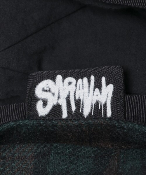 URBAN RESEARCH（アーバンリサーチ）の「saravah　NAJA（ハンチング/ベレー帽・メンズ・GREEN CHK/BLACK・58/59）」の9枚目の写真