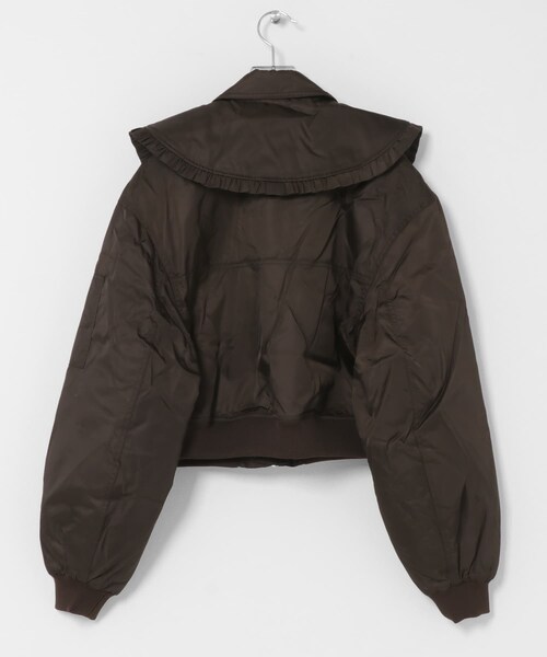URBAN RESEARCH（アーバンリサーチ）の「GANNI　DUCHESSE NYLON BOMBER JACKET（その他アウター・レディース・DEMITASSE・36）」の6枚目の写真
