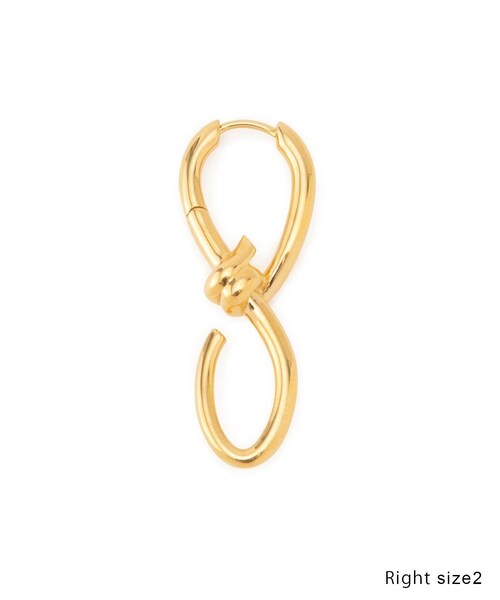ADAM ET ROPE'（アダムエロペ）の「【公式サイト限定】【MARIA BLACK】Pirro Earring Gold HP（ピアス（片耳用）・レディース・ゴールド・1/2）」の21枚目の写真