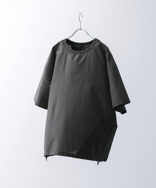 EKAL（エカル）の「DOT AIR SHORT-SLEEVE PULLOVER（Tシャツ/カットソー・メンズ・ネイビー/ブラック/チャコール/ブラウン・M/L）」の5枚目の写真