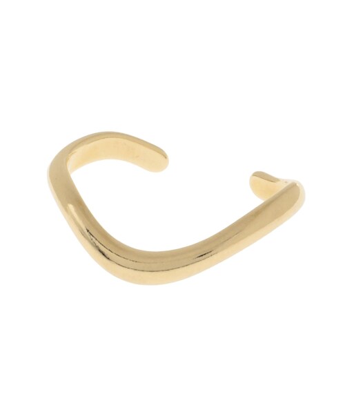 ELENDEEK（エレンディーク）の「NUANCE WAVE BANGLE（ブレスレット・レディース・シルバー/ゴールド・F）」の2枚目の写真