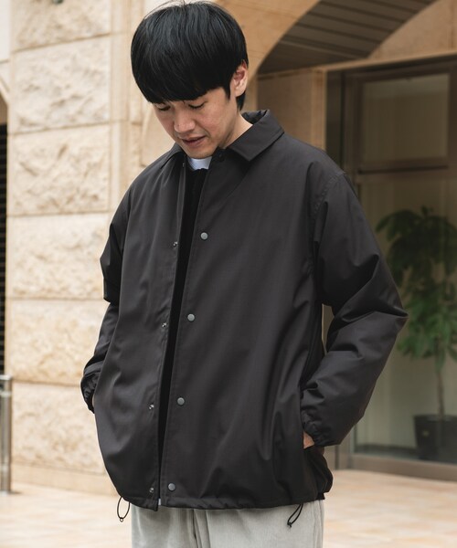 URBAN RESEARCH DOORS（アーバンリサーチドアーズ）の「『撥水/防風』ウールブレンドラミネート 中綿ブルゾン（ブルゾン・メンズ・BROWN/BLACK・M/L）」の22枚目の写真