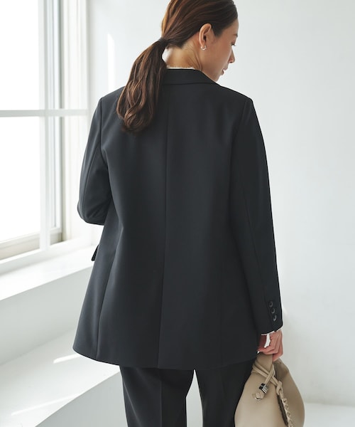 URBAN RESEARCH（アーバンリサーチ）の「ダブルブレストブレザージャケット（テーラードジャケット・レディース・NAVY/BLACK・36/38）」の15枚目の写真