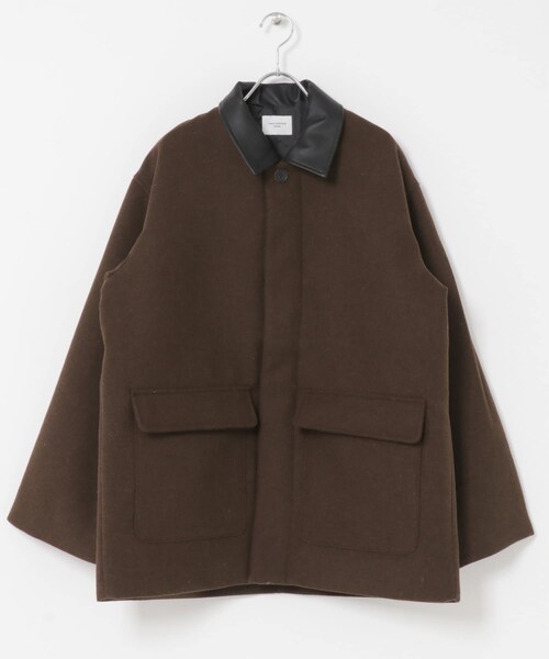 URBAN RESEARCH DOORS(アーバンリサーチドアーズ)の「ウールブレンドカバーオール(カバーオール・メンズ・CHECK/BROWN/BLACK・M/L)」の22枚目の写真