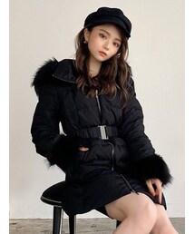 RESEXXY | フード付ダウンコート(ダウンジャケット/コート)