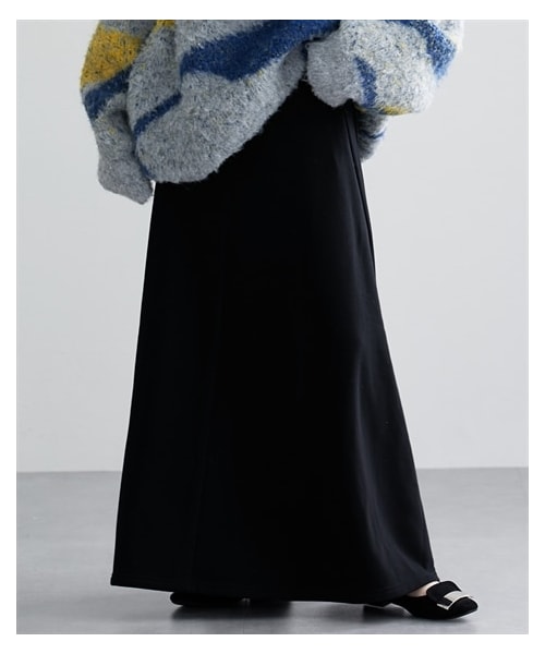 nissen（ニッセン）の「あったか裏シャギー柔らかロング丈スカート［Soiunique］（スカート・レディース・ブラック/杢グレー/ブルー・M/L/LL）」の10枚目の写真