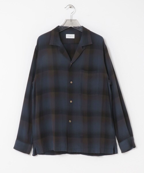 URBAN RESEARCH（アーバンリサーチ）の「new basic　BISHU RAYON CHECK SHIRTS（シャツ/ブラウス・メンズ・PINK/NAVY・M/L/XL）」の7枚目の写真