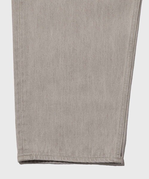 ADAM ET ROPE'(アダムエロペ)の「【AURALEE/オーラリー】FADED HARD TWIST BROWN DENIM WIDE PANTS(デニムパンツ・メンズ・ライトグレー・28/30/32/34)」の10枚目の写真
