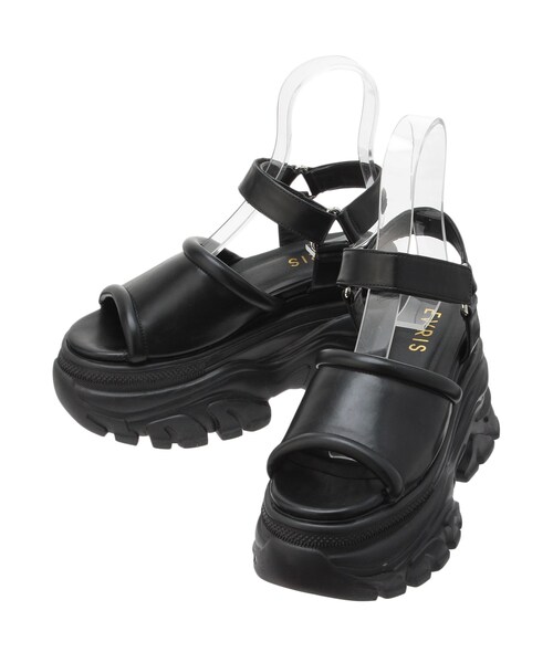 EVRIS（エヴリス）の「プラットフォームスニーカーサンダル（サンダル・レディース・ホワイト/ブラック/ブラウン・S/M/L）」の16枚目の写真