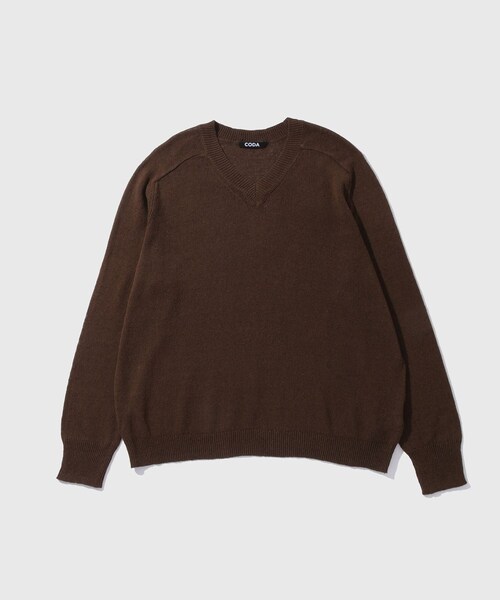 【CODA/コーダ】SHRUNKEN V-NECK PULLOVER