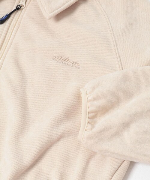URBAN RESEARCH(アーバンリサーチ)の「『別注』THOUSAND MILE×URBAN RESEARCH KNIT FLEECE ZIP PARKA(パーカー・レディース・OFF WHITE/BLACK・Free)」の5枚目の写真