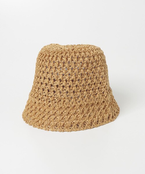 URBAN RESEARCH（アーバンリサーチ）の「細編みベルハット（ハット・レディース・BEIGE/BLACK・-）」の7枚目の写真