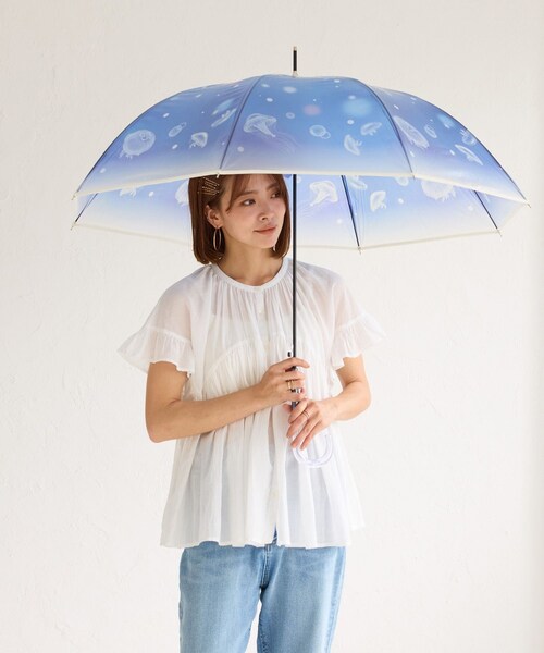 ROPE' PICNIC（ロペピクニック）の「【えのすい×Wpc.】アンブレラ（長傘・レディース・ブルー/サックス・F）」の17枚目の写真
