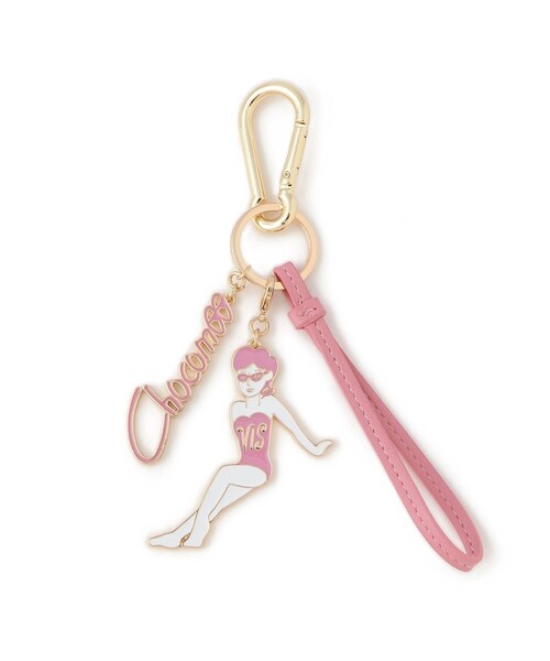 VIS(ビス)の「【Chocomoo】VIS別注マルチチャーム(チャーム・レディース・ブラック/ピンク・F)」の21枚目の写真