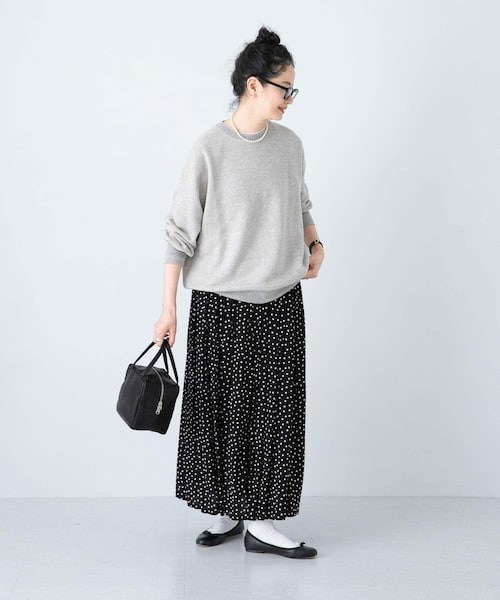 かぐれ（カグレ）の「コットンリヨセルスウェットプルオーバー（スウェット・レディース・L/GRAY/OATMEAL/CHARCOAL・FREE）」の10枚目の写真