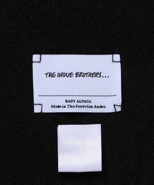 ADAM ET ROPE'（アダムエロペ）の「【BAL/バル】 INOUE BROTHERS BRUSHED SCARF（マフラー・メンズ・ブラック/ホワイト・F）」の6枚目の写真