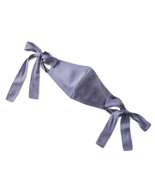 ADAM ET ROPE'（アダムエロペ）の「【トロワズィエムチャコ】リボンマスク（その他・レディース・ブラック/グレー系/ダークブラウン/サックス/クリーム・F）」の15枚目の写真