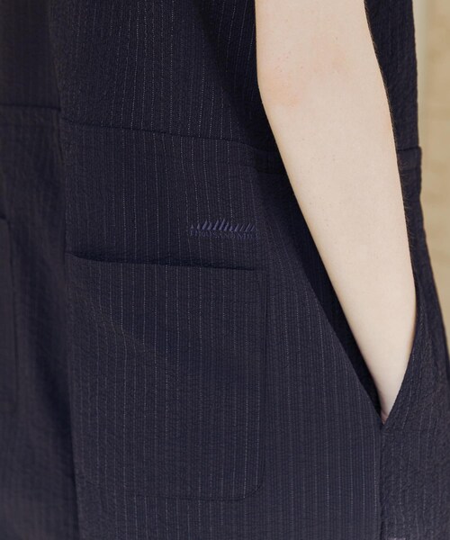 URBAN RESEARCH(アーバンリサーチ)の「『吸水速乾/UVカット』『別注』THOUSAND MILE×URBAN RESEARCH SLEEVELESS ALL IN ONE(つなぎ/オールインワン・レディース・BLACK/NAVYSTRIPE・M/L)」の21枚目の写真