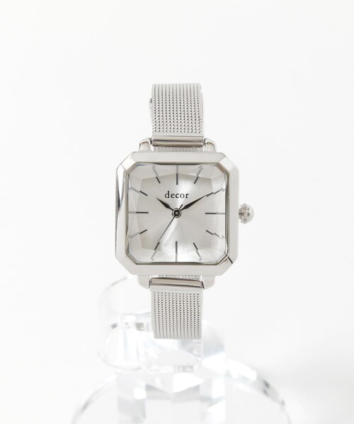 URBAN RESEARCH(アーバンリサーチ)の「decor『デコール』 MeshBeltWatch(アナログ腕時計・レディース・Silver/RoseGold・-)」の5枚目の写真