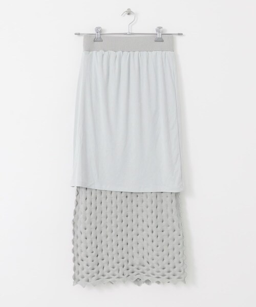 URBAN RESEARCH DOORS（アーバンリサーチドアーズ）の「OPEN SESAME CLUB　durian long skirt（スカート・レディース・BLACK/GRAY・2）」の10枚目の写真