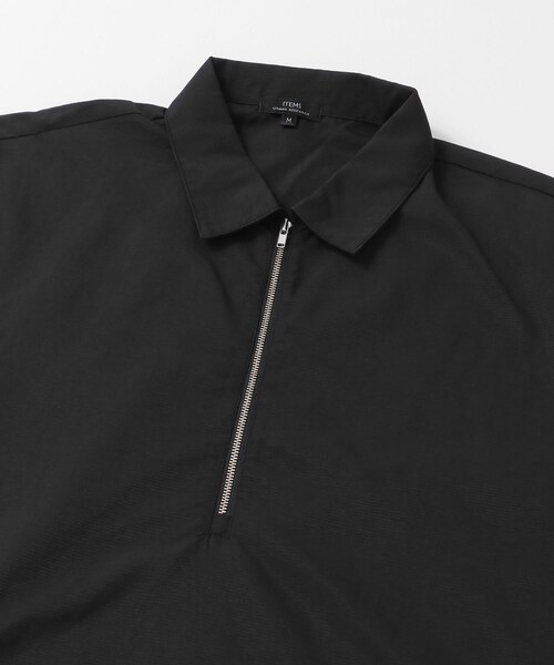 ITEMS URBANRESEARCH（アイテムズ アーバンリサーチ）の「『UVカット』クールタッチナイロン ハーフジップ プルオーバーシャツ（シャツ/ブラウス・メンズ・BLK/OFF/KHK・M/L）」の20枚目の写真