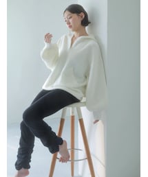 dazzlin | 【吉田朱里】温感・セラミド加工くしゅくしゅパンツ(その他パンツ)