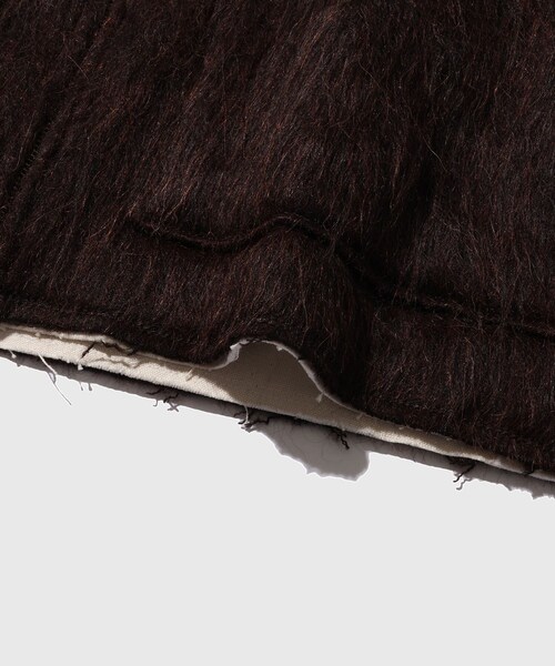 ADAM ET ROPE'(アダムエロペ)の「【CAMIEL FORTGENS/カミエル フォートヘンス】ZIP VEST(ダウンベスト・メンズ・ダークブラウン・M)」の8枚目の写真