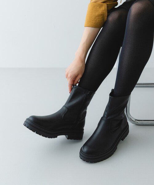 RODE SKO（ロデスコ）の「撥水ストレッチブーツ（ブーツ・レディース・DARK BROWN/BLACK・36/37/38）」の10枚目の写真