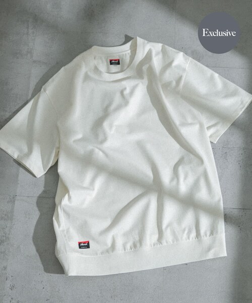 EKAL(エカル)の「『別注』NANGA×EKAL ロゴTシャツ(Tシャツ/カットソー・メンズ・ホワイト/ブラック・M/L)」の3枚目の写真