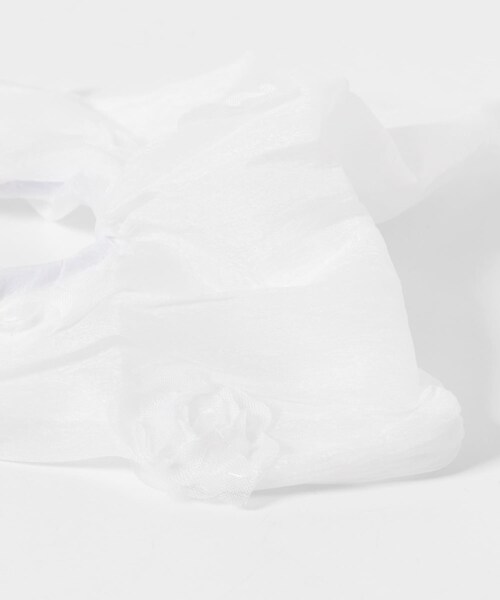 URBAN RESEARCH ROSSO（アーバンリサーチロッソ）の「heyep　Bloom Scrunchie Medium（ヘアゴム・レディース・BLACK/WHITE・-）」の5枚目の写真